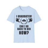 Plus Minus Co I Graduated! Can I Go Back To Bed Now? T-Shirts,2022 Graduates, Graduation 2022, Senior Class Of 2022,Graduation Tee School Pride School, view 2