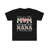 Plus Minus Co I Have Two Title Mom And Nana, And I rock them both T-Shirts, Nana shirt, New Grandma TShirt, Grandma And Mom Tee, Grandmother Gift, view 2