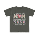 Plus Minus Co I Have Two Title Mom And Nana, And I rock them both T-Shirts, Nana shirt, New Grandma TShirt, Grandma And Mom Tee, Grandmother Gift, view 3