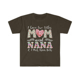 Plus Minus Co I Have Two Title Mom And Nana, And I rock them both T-Shirts, Nana shirt, New Grandma TShirt, Grandma And Mom Tee, Grandmother Gift, view 4