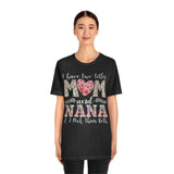 Plus Minus Co I Have Two Titles Mom and Nana and I Rock Them Both Mother Grandmother Tshirt Mother's Day Gift Shirt, view 3