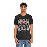 Plus Minus Co I Have Two Titles Mom and Nana and I Rock Them Both Mother Grandmother Tshirt Mother's Day Gift Shirt, view 4