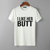 Plus Minus Co I Like his Beard I Like Her Butt Tumblr T-Shirt  His Beard & Her Butt T-shirts, view 3