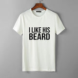 Plus Minus Co I Like his Beard I Like Her Butt Tumblr T-Shirt  His Beard & Her Butt T-shirts, view 6