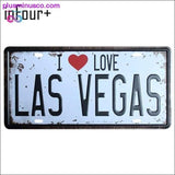 Plus Minus Co I Love FINLAND Plate Metal Plate Car Number Tin Sign Bar Pub, view 2