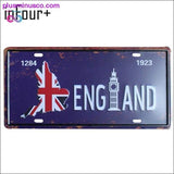 Plus Minus Co I Love FINLAND Plate Metal Plate Car Number Tin Sign Bar Pub, view 5