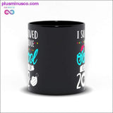 Plus Minus Co I survived middle school class of 2020 Black Mugs, view 2