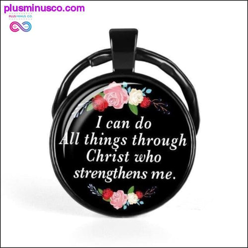 Plus Minus Co I Will Walk By Faith Even When I Can Not See - Keychain