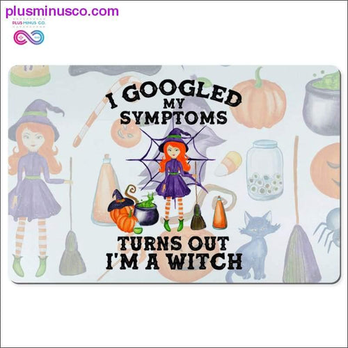 Plus Minus Co I'm a Witch Desk Mats 12x18