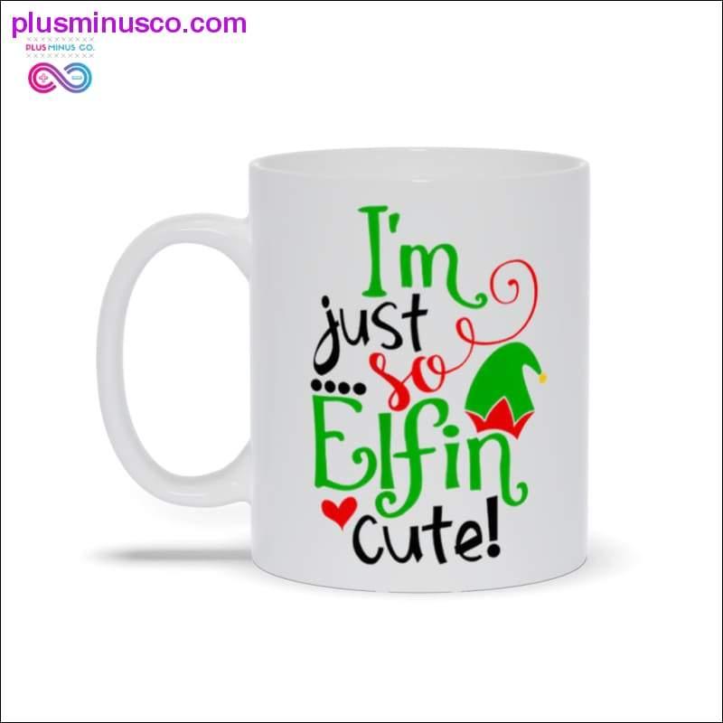 Plus Minus Co I'm just so Elfin cute! Mugs
