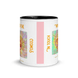 Plus Minus Co In touch with Cosmos Mug with Color Inside, Outer Space, Milky Way, Spiritual Mug, Cosmos, view 2