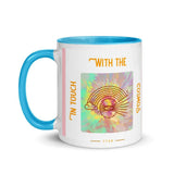 Plus Minus Co In touch with Cosmos Mug with Color Inside, Outer Space, Milky Way, Spiritual Mug, Cosmos, view 6