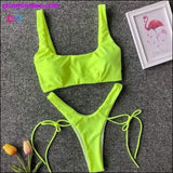 Plus Minus Co In-X Bandage High Cut Monokini at PlusMinusCo.com, view 6