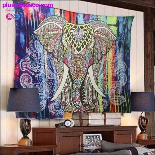 Plus Minus Co Indian Mandala Tapestry Wall Hanging Sandy Beach Throw Rug