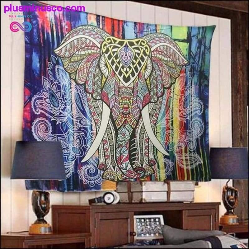 Plus Minus Co Indian Mandala Tapestry Wall Hanging Sandy Beach Throw Rug