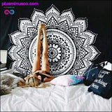 Plus Minus Co Indian Mandala Tapestry Wall Hanging Sandy Beach Throw Rug, view 2