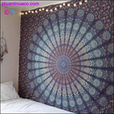 Plus Minus Co Indian Mandala Tapestry Wall Hanging Sandy Beach Throw Rug, view 3