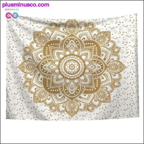 Plus Minus Co Indian Tapestry Wall Hanging Mandala Hippie Gypsy Bedspread