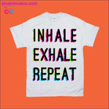 Plus Minus Co INHALE EXHALE REPEAT | dye color T-Shirts, view 2