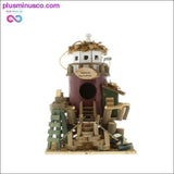 Plus Minus Co Island Paradise Wood Birdhouse ll PlusMinusco.com, view 2
