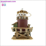 Plus Minus Co Island Paradise Wood Birdhouse ll PlusMinusco.com, view 3