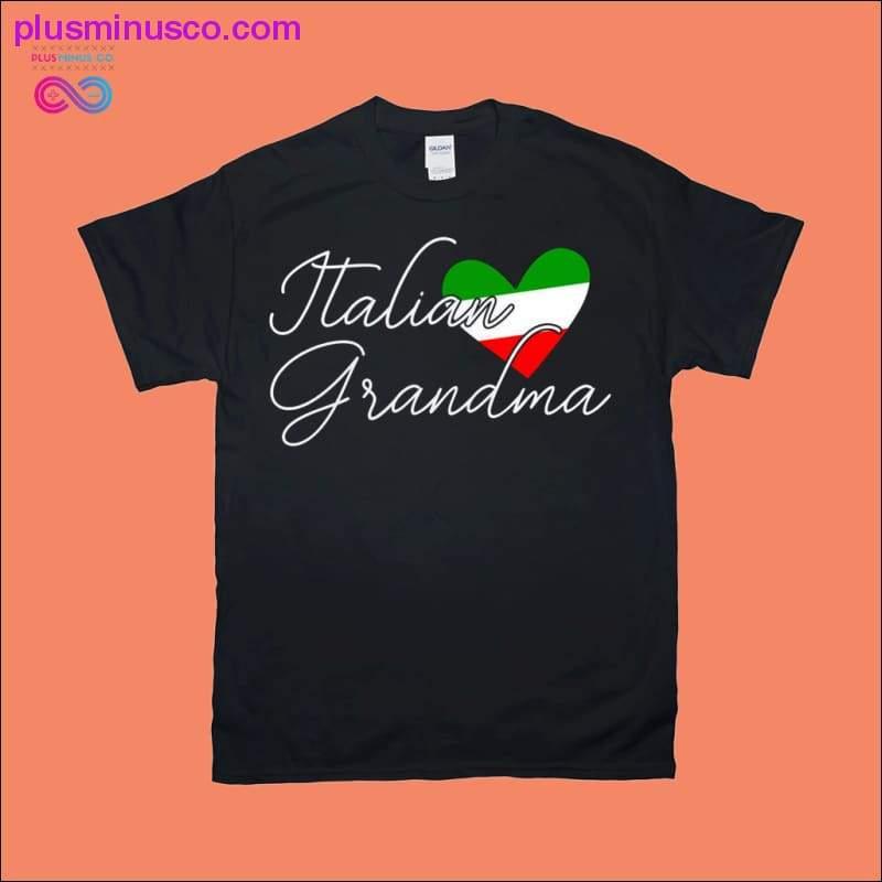 Plus Minus Co Italian grandma T-Shirts
