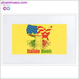 Plus Minus Co Italian Roots Matte Paper Framed Poster With Mat, view 4