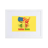 Plus Minus Co Italian Roots Matte Paper Framed Poster With Mat, view 2