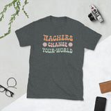 Plus Minus Co its a beautiful day for learning Unisex Tee, view 3