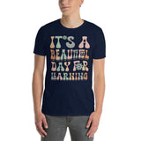 Plus Minus Co its a beautiful day for learning Unisex Tee, view 2