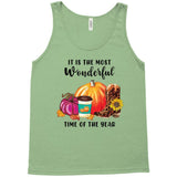 Plus Minus Co Its the most wonderful time of the year Tank Tops, view 2