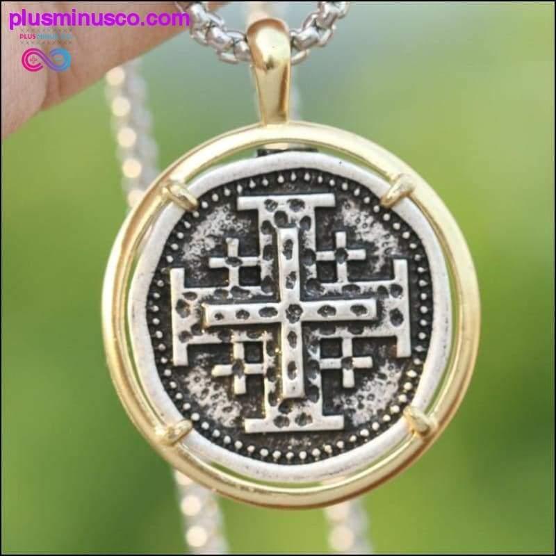 Plus Minus Co Jerusalem Crusaders Cross Templar Mens Hebrew Jewelry 5