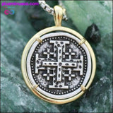 Plus Minus Co Jerusalem Crusaders Cross Templar Mens Hebrew Jewelry 5, view 3