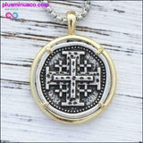 Plus Minus Co Jerusalem Crusaders Cross Templar Mens Hebrew Jewelry 5, view 5