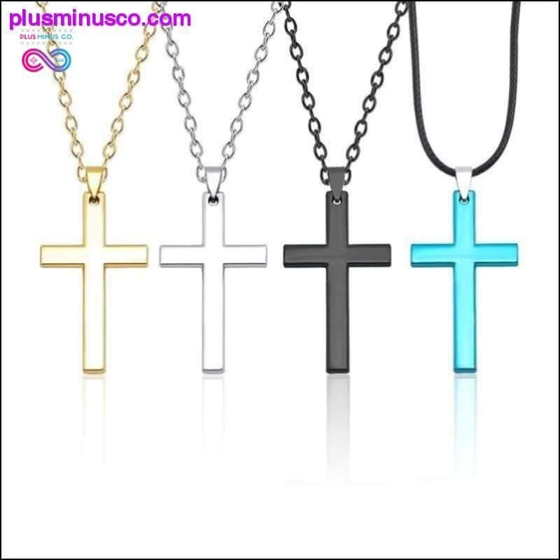 Plus Minus Co Jesus Necklace For Men Unisex Hip Hop Cool Long Chain