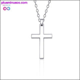 Plus Minus Co Jesus Necklace For Men Unisex Hip Hop Cool Long Chain, view 3