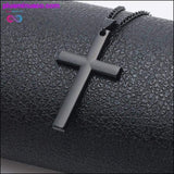 Plus Minus Co Jesus Necklace For Men Unisex Hip Hop Cool Long Chain, view 4