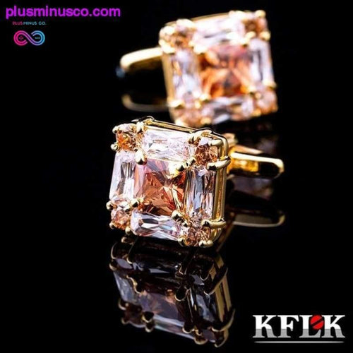 Plus Minus Co jewelry for men's brand of high quality square gold