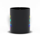 Plus Minus Co Keep Calm And Crypto On Black Mugs, view 2