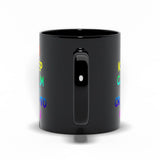 Plus Minus Co Keep Calm And Crypto On Black Mugs, view 3