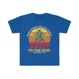 Plus Minus Co Kind words are like honey, sweet to the soul, Proverbs 16:24 Unisex Soft style T-Shirt, view 2