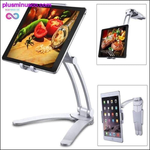 Plus Minus Co Kitchen Tablet Stand Wall Desk Tablet Mount Stand Fit For