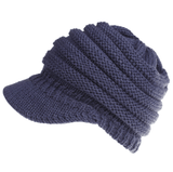 Plus Minus Co Knitted Baseball Cap Messy Bun Beanie Women Ponytail Beanies Autumn Winter Hats Female Soft Knitting Caps Warm Ladies Skullies, view 6