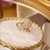 Plus Minus Co Korean new design fashion jewelry smart fairy copper inlaid, view 4