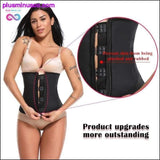 Plus Minus Co Korsett Body Shaper Latex Taille Trainer Zipper Unterbrust, view 4