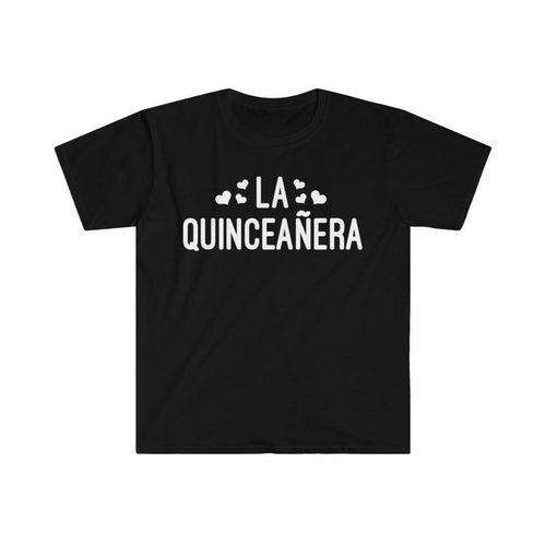 Plus Minus Co La Quinceañera Latina Spanish T-Shirts,Mexican Shirt Quinceanera Gift Rehersal Party Outfit, Quince Anos Party Tshirt