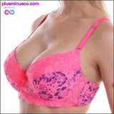 Plus Minus Co Lace Bras for Women Lingerie Floral Unlined Underwired Sexy, view 3