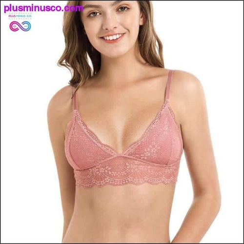 Plus Minus Co Ladies Lace Bralette Sexy Lingerie Underwear Intimate 3/4