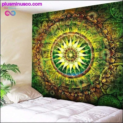 Plus Minus Co Large Size Wall Mandala Tapestry Bohemian Wall Hanging Art