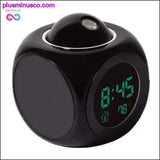 Plus Minus Co LCD Projection LED Display Time Digital Alarm Clock Talking, view 5